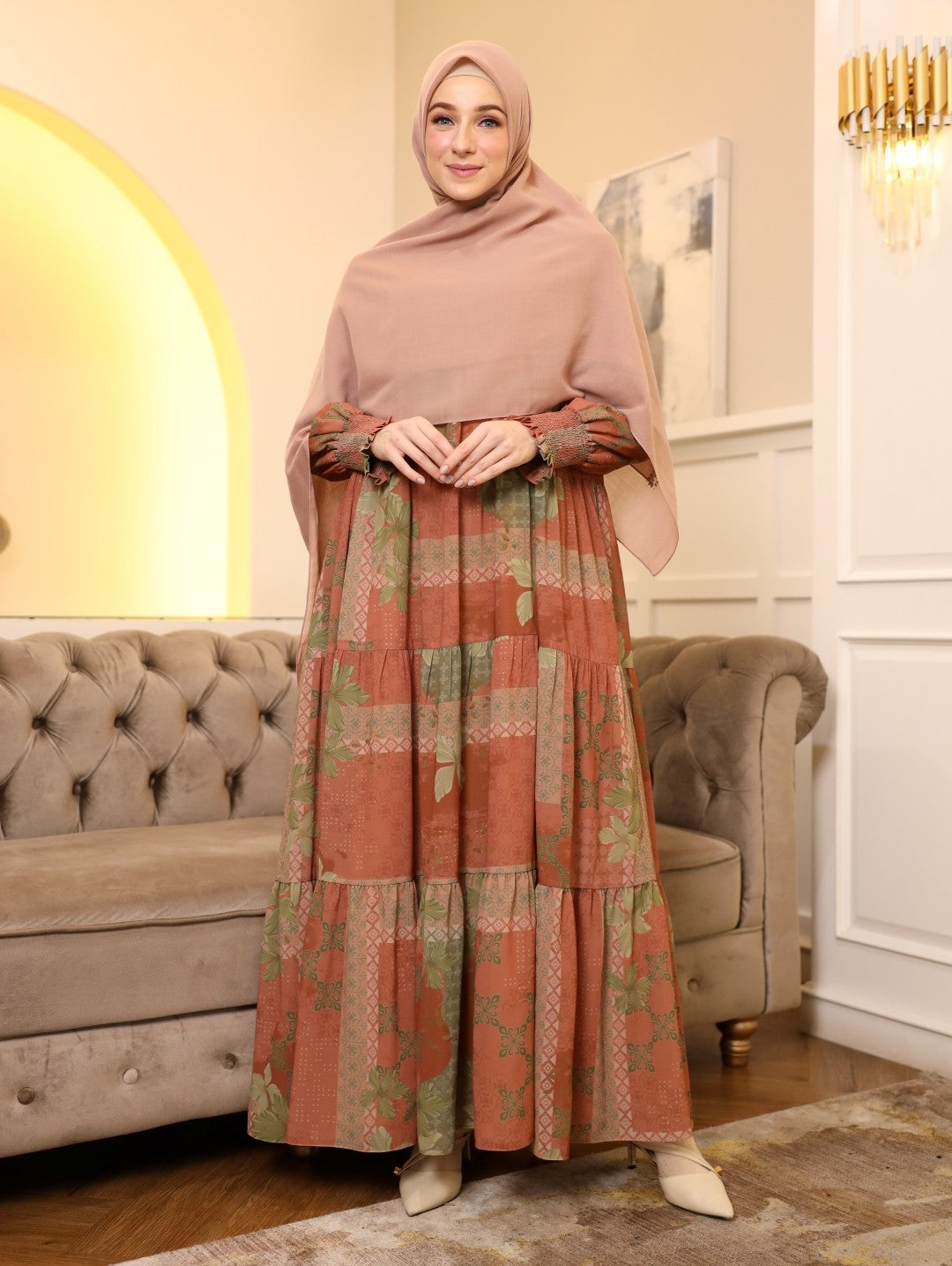 Levant Dress - Terracotta