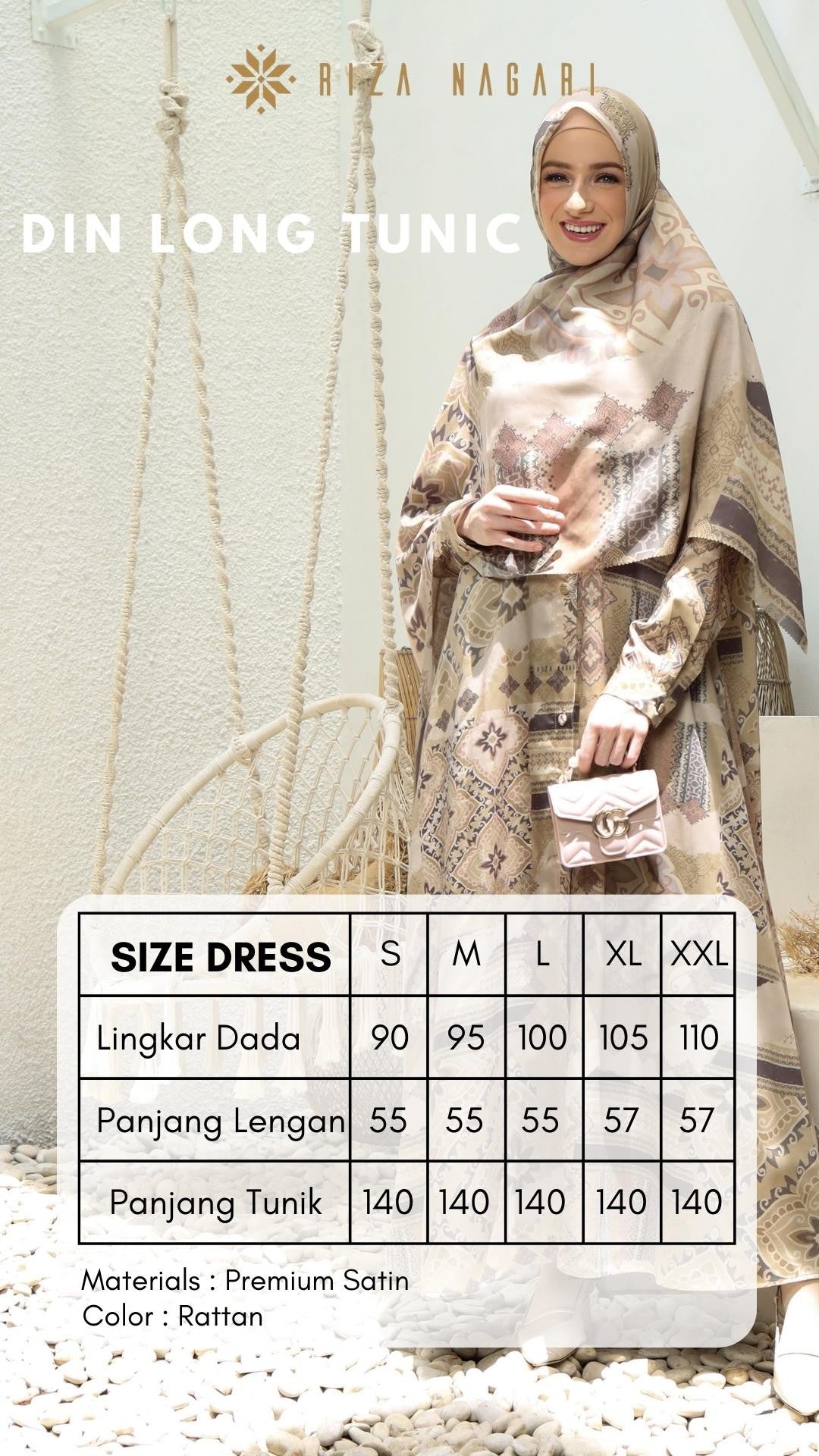 Din Long Tunic - Rattan