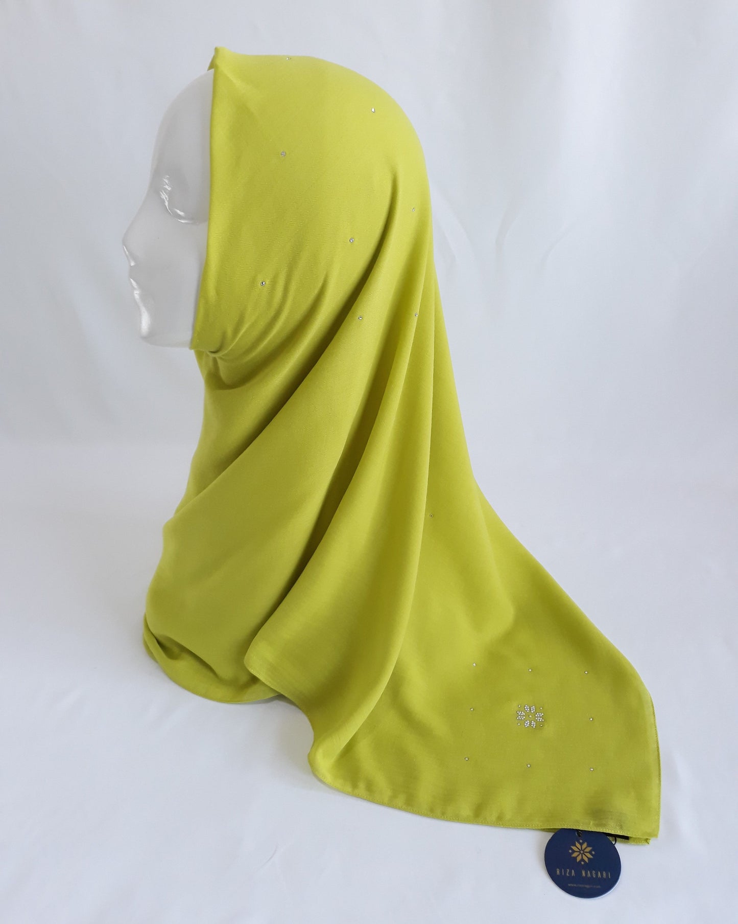 Sparkle Scarf - Primerose lime