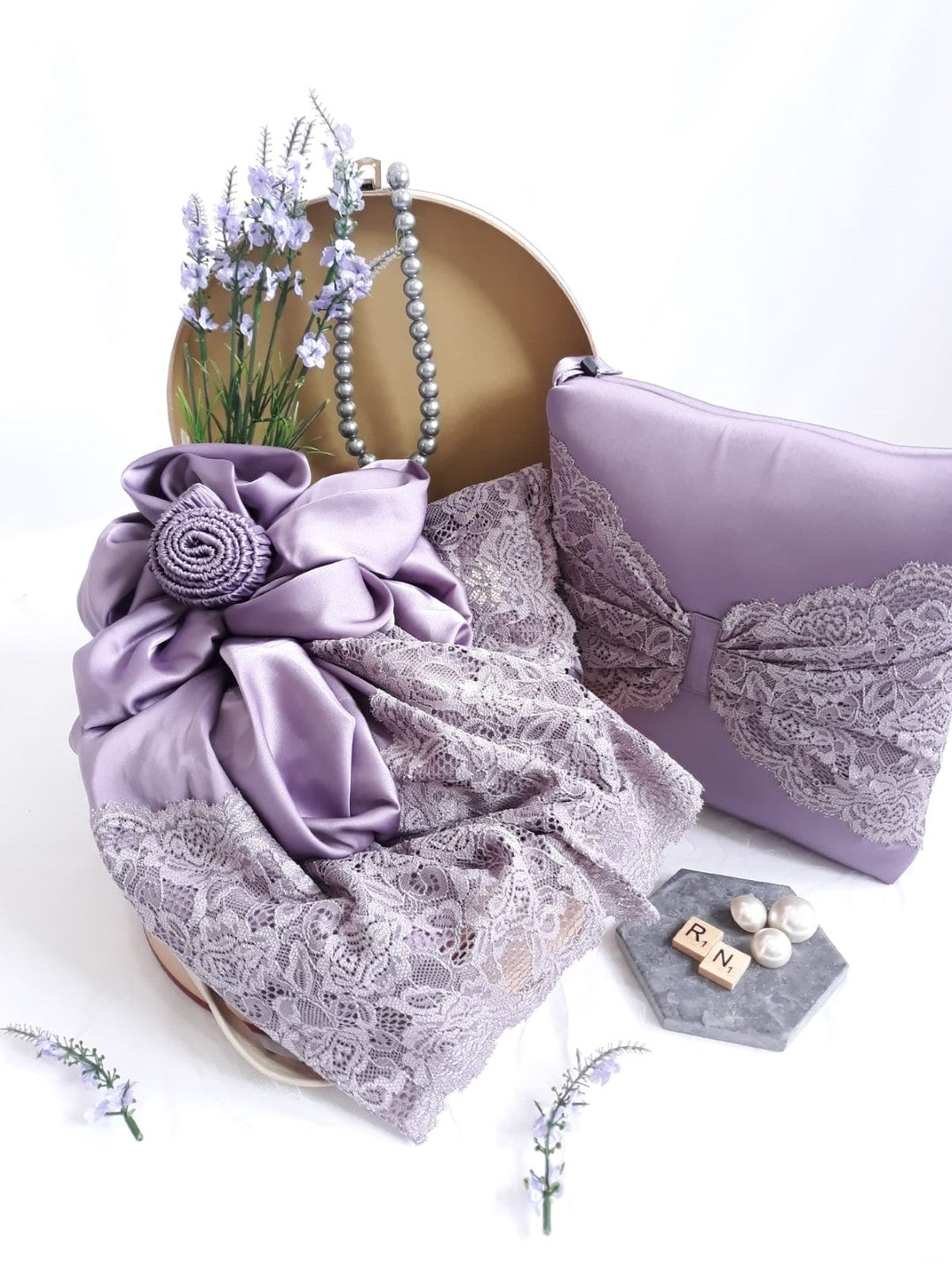 Lace Prayer Robe - Lavender