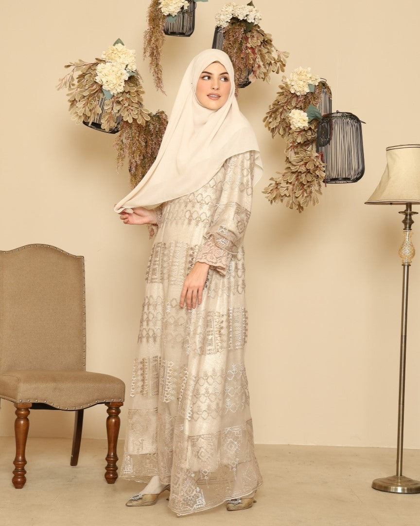 Humaira Dress - Cream