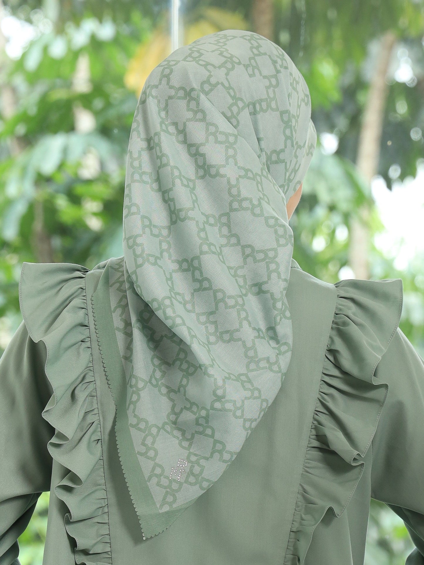 Bondy Scarf - Milky Green