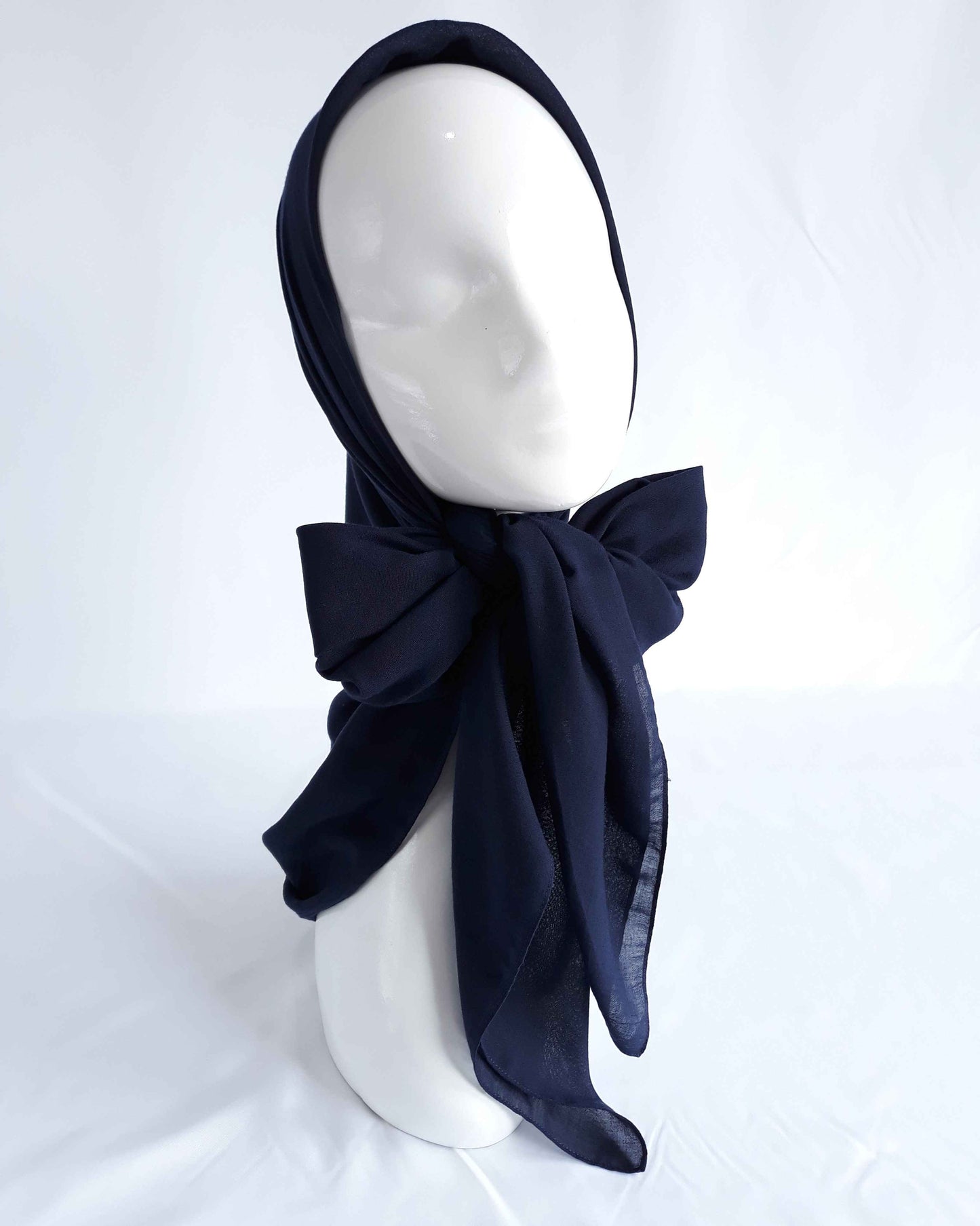 Classic Scarf - Blue Black