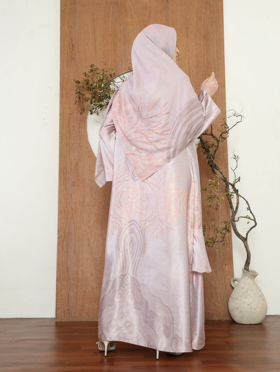 Aden Dress - Peach Pearl