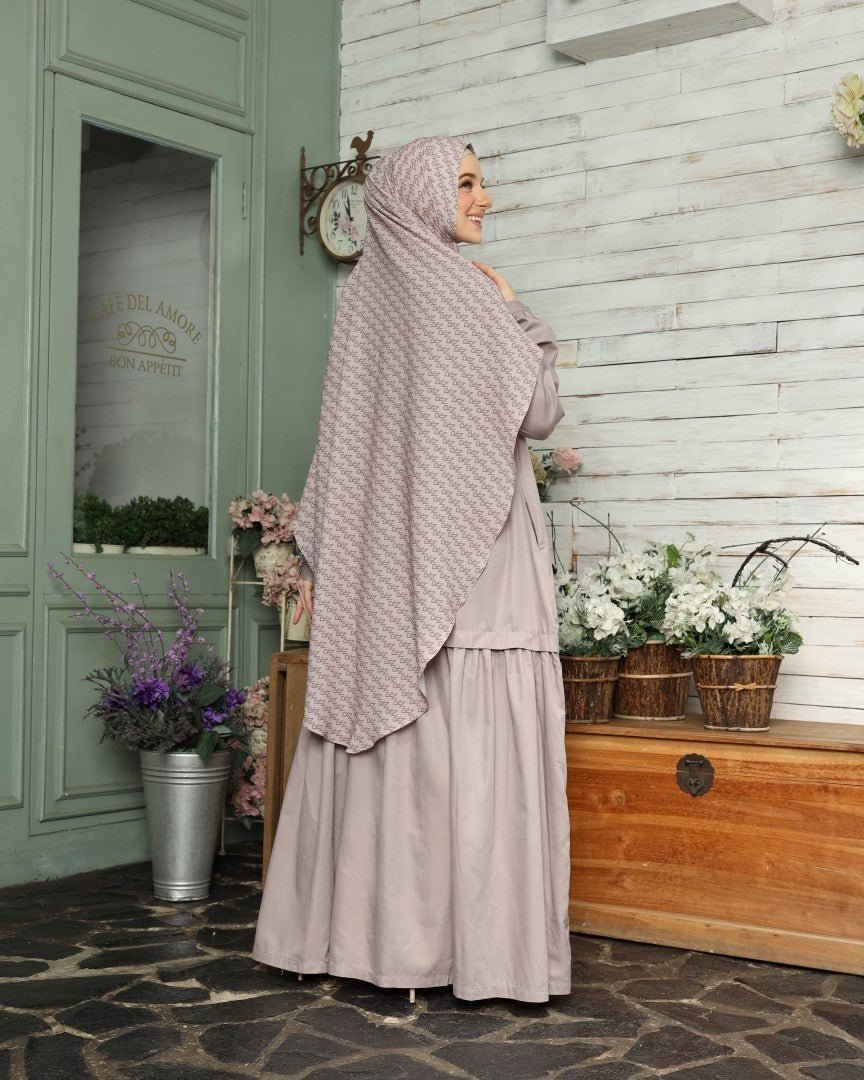 Royale Khimar - Dusty Pink