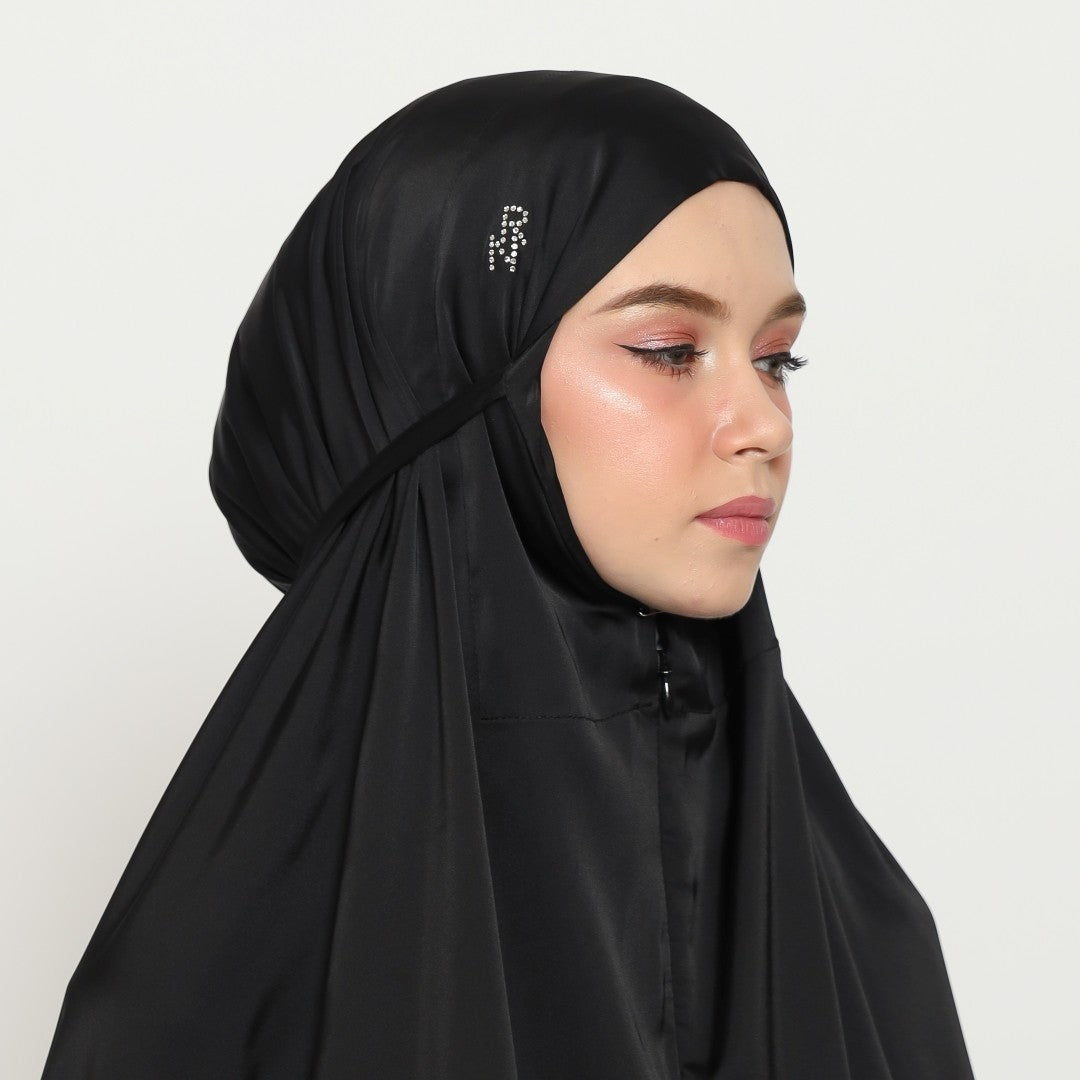 Travel Prayer Robe - Black Caviar