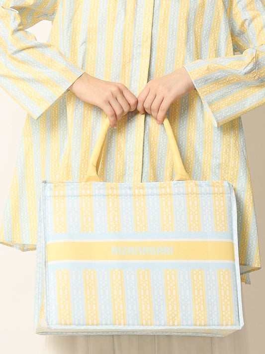 Stripes Tote Bag - Ice Banana