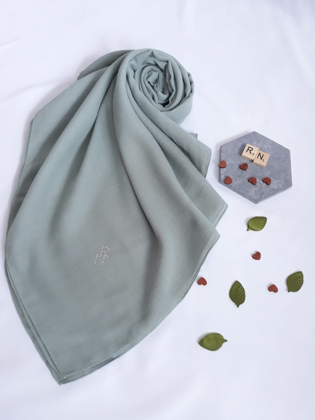 Classic Scarf - Pastel Green