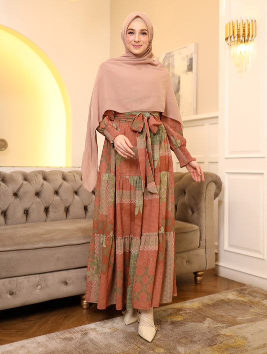 Levant Dress - Terracotta