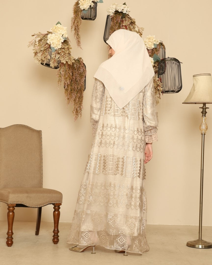 Humaira Dress - Cream