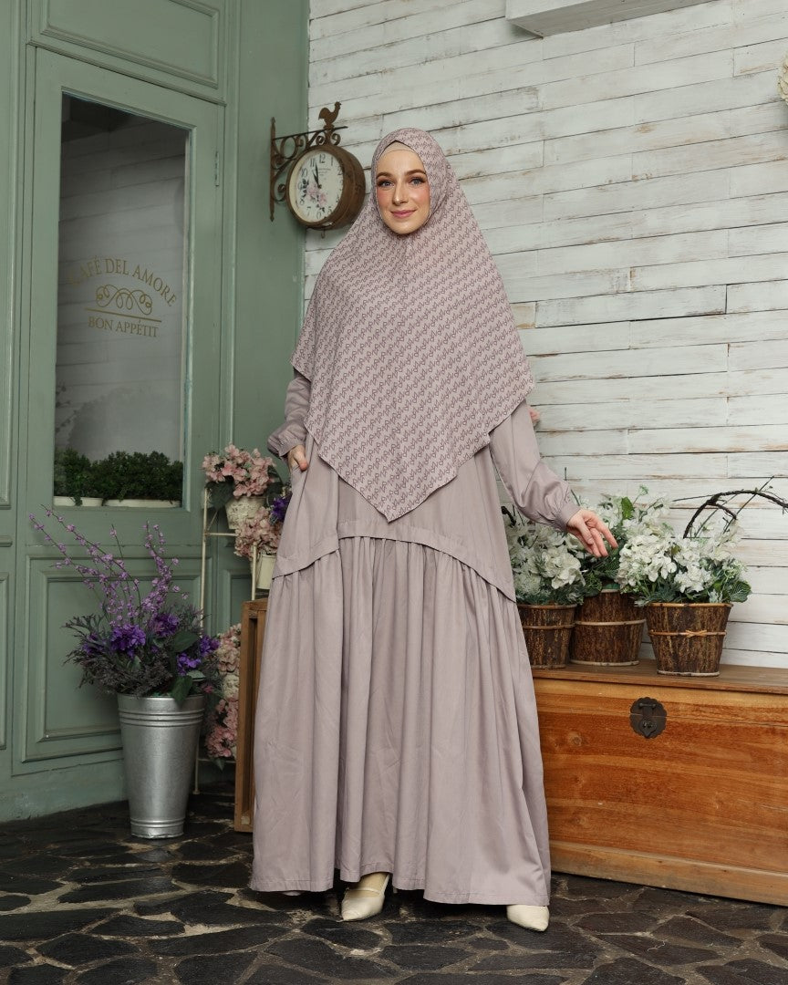 Royale Khimar - Dusty Pink