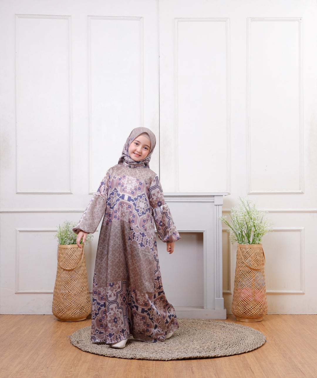 Raudah Dress Girls - Copper