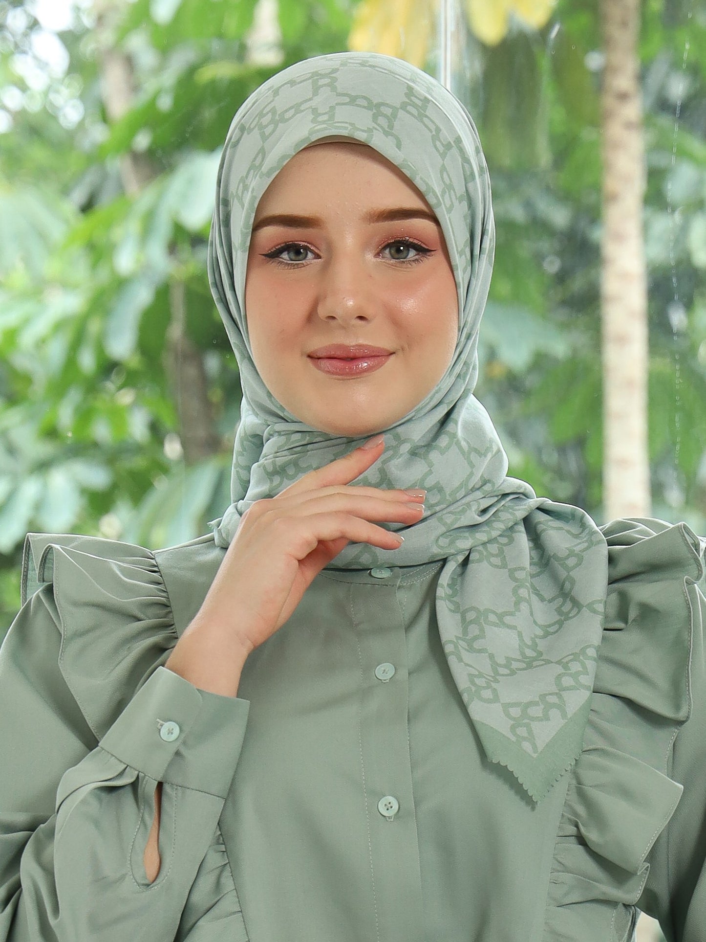 Bondy Scarf - Milky Green