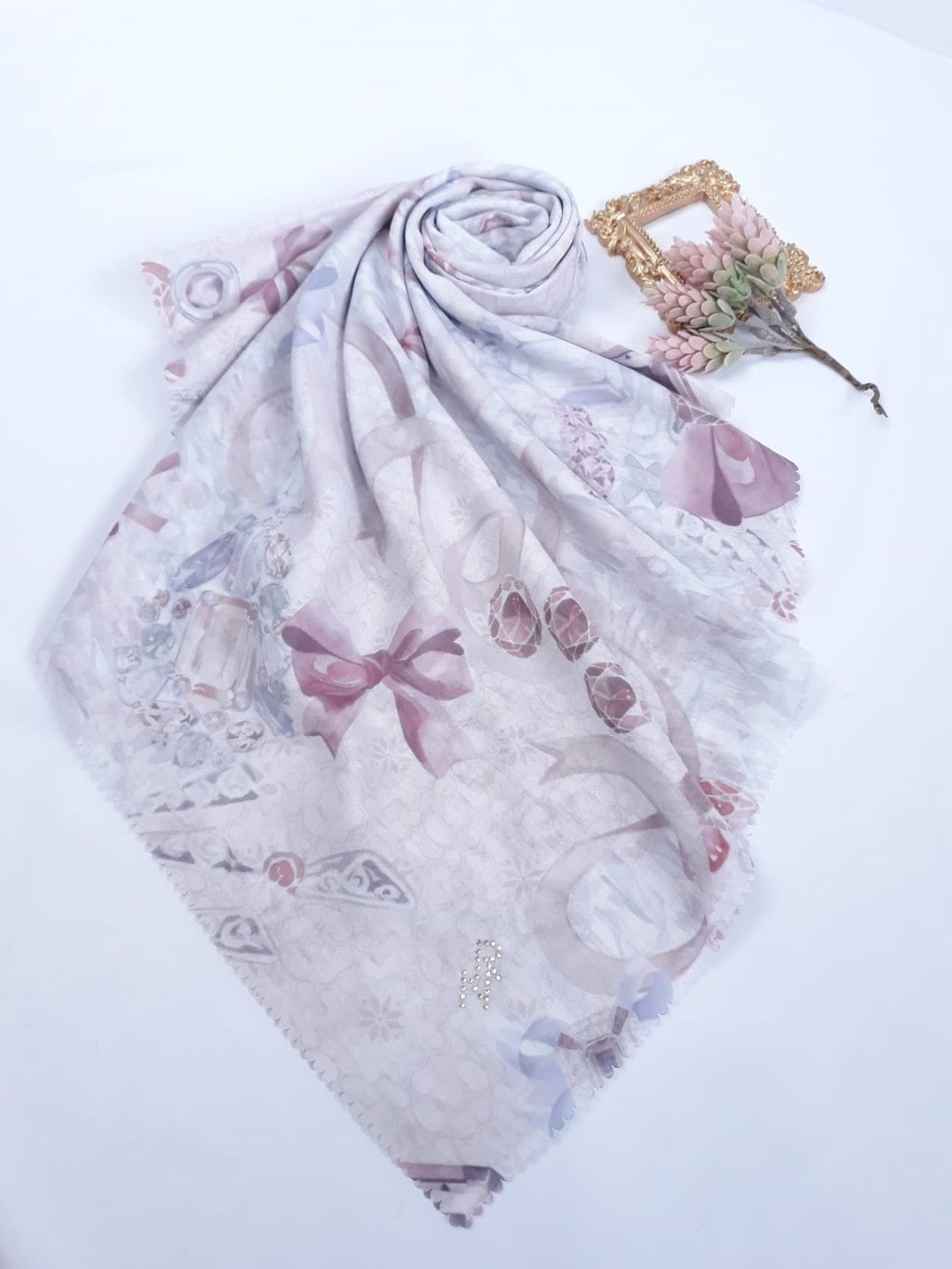 Crystallized Scarf - Pink Marshmellow