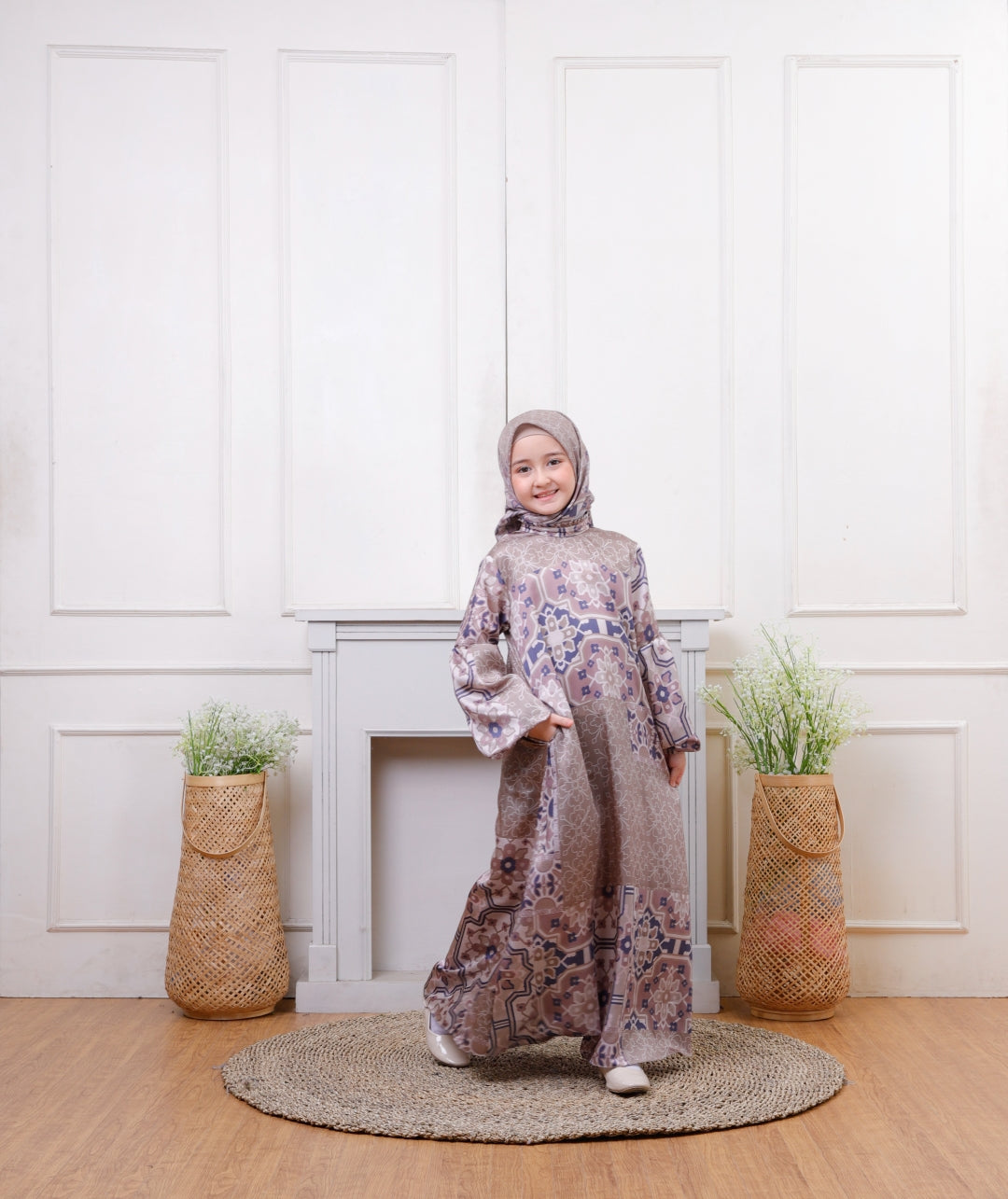 Raudah Dress Girls - Copper