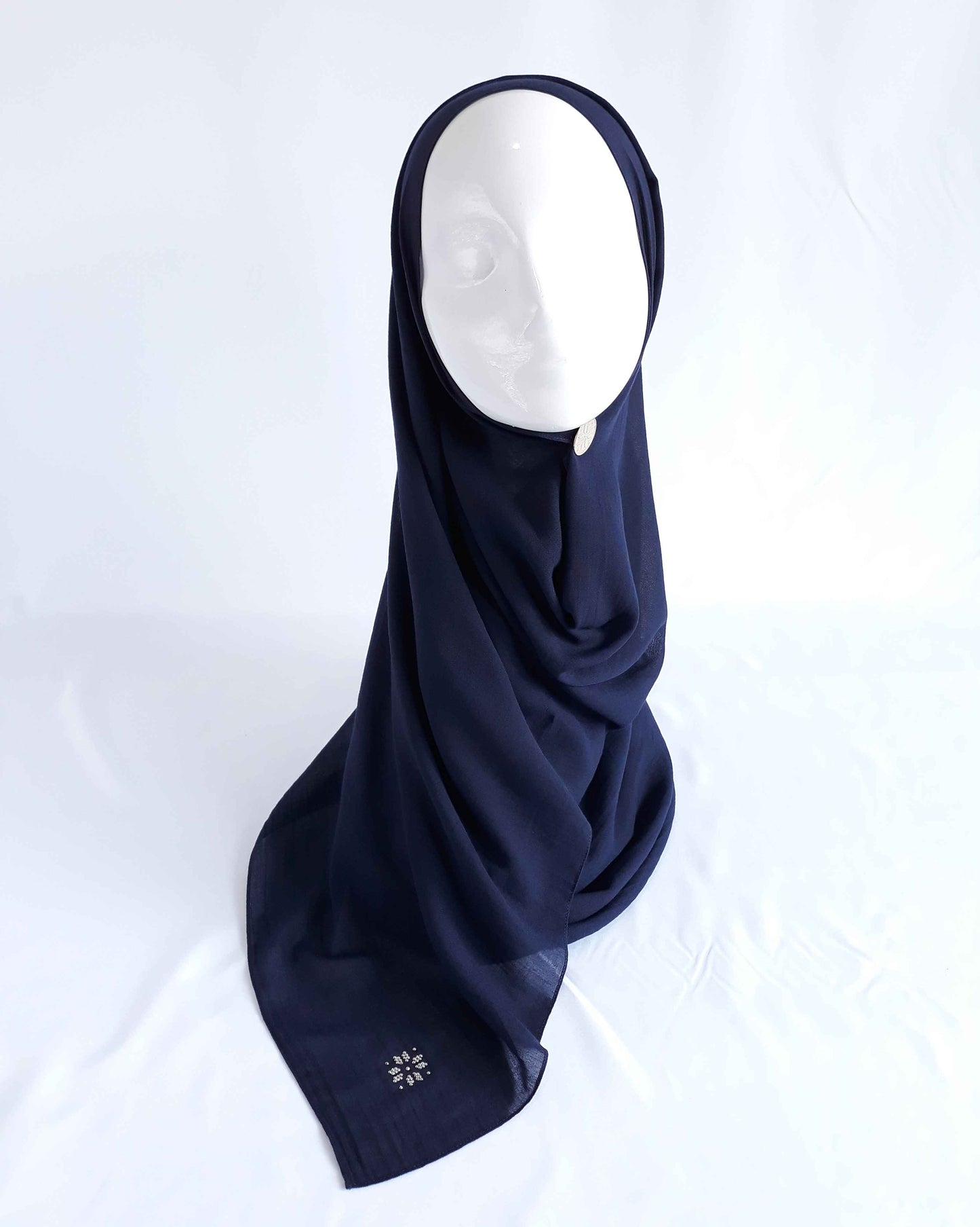 Classic Pashmina - Blue Black