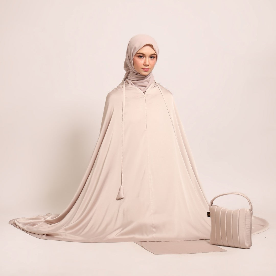 Travel Prayer Robe - Blush Grey